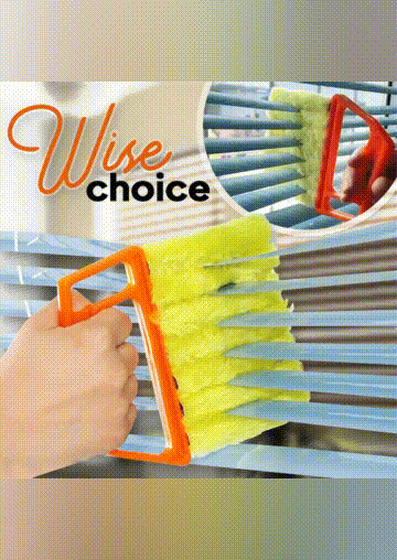 

Venetian Blind Window Cleaning Brush Tool, Orange, 534549