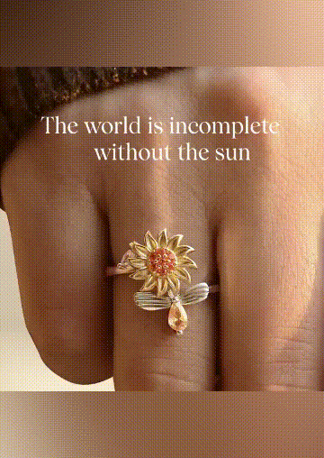 

Sunflower Bee Swivel Open Ring, Multicolor, 534666