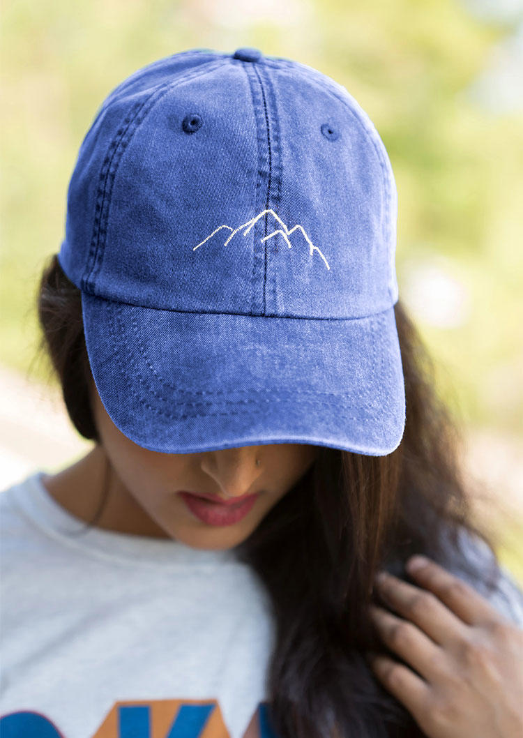 

Mountain Hollow Out Baseball Cap, Blue, 534685