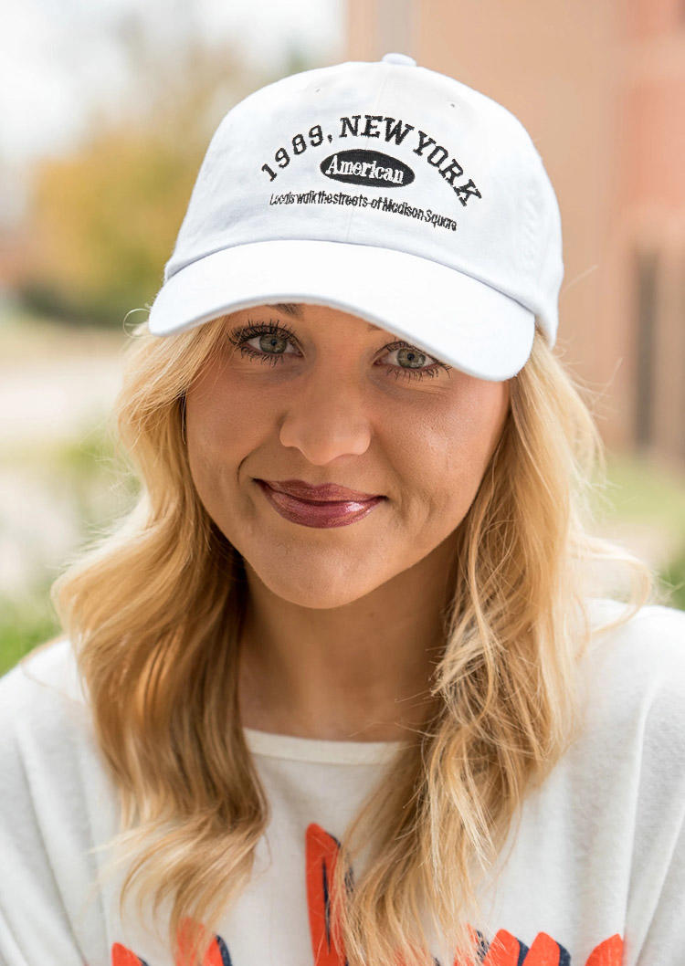 

1989 New York American Baseball Cap, White, 535109