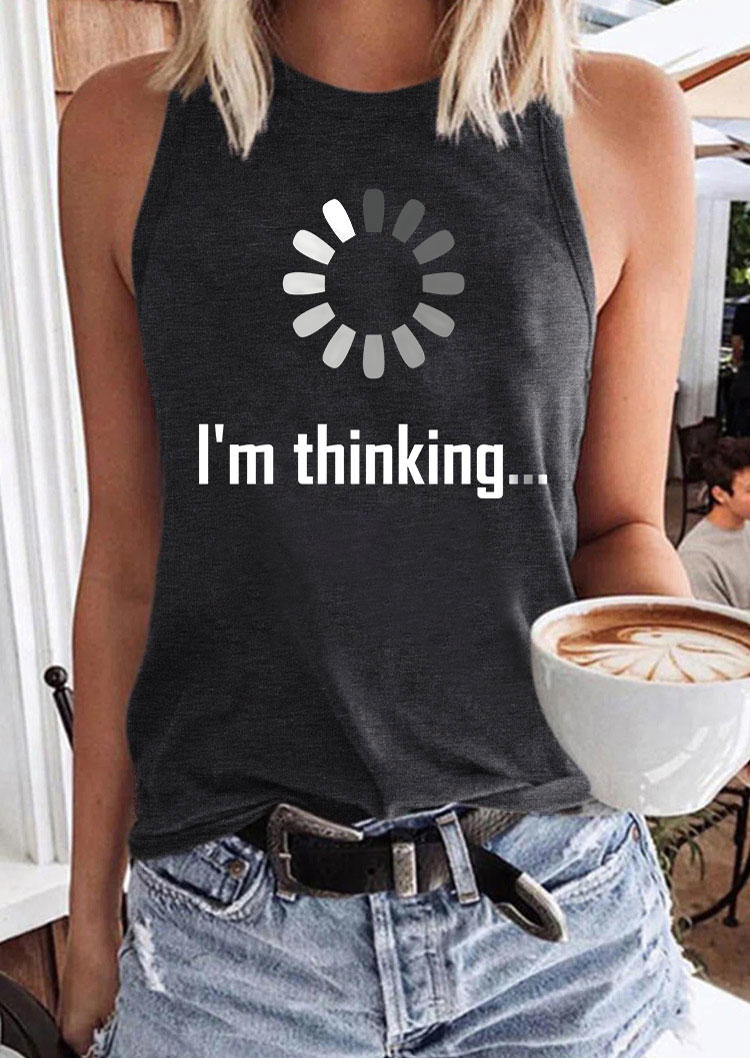 

I'm Thinking O-Neck Casual - Dark Grey, 534827