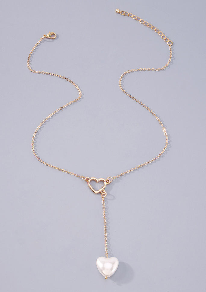 Heart Alloy Pendant Necklace