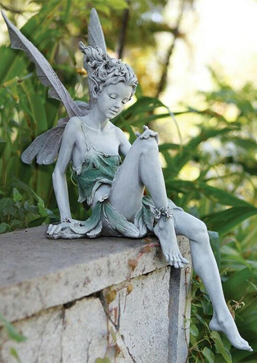

Fairy Garden Resin Craft Ornament, Green, 535674