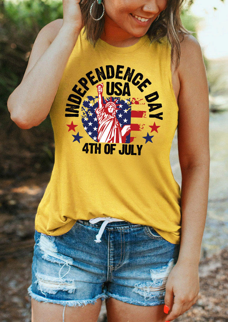 Independence Day 4th Of July USA Tank