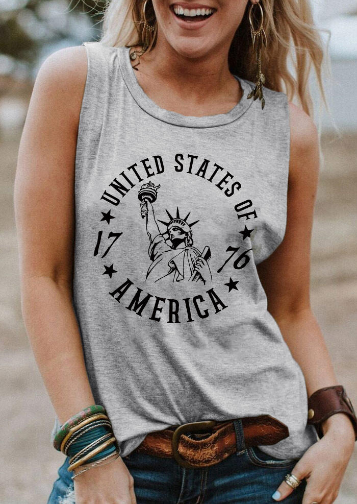 

United States Of American 1776 Tank - Gray, 535978