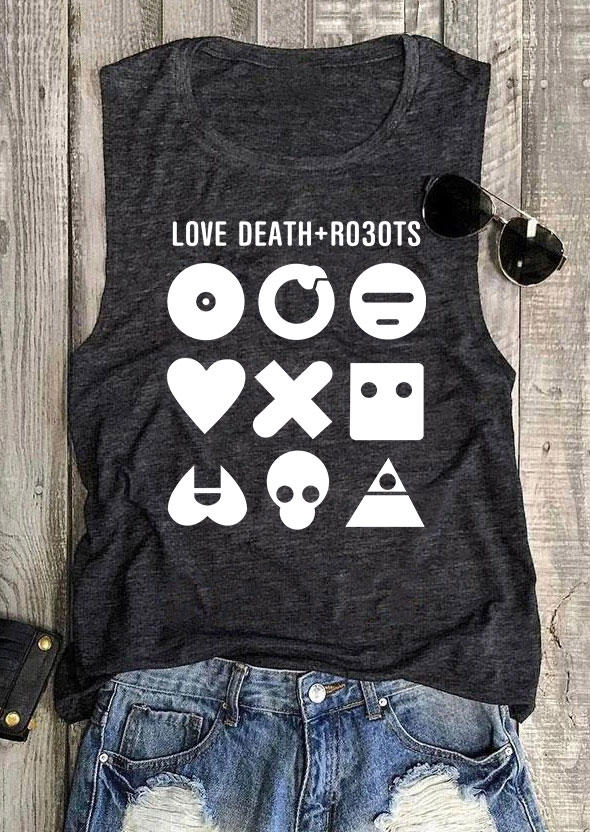 

Love Death Robots Casual Tank - Dark Grey, 536732