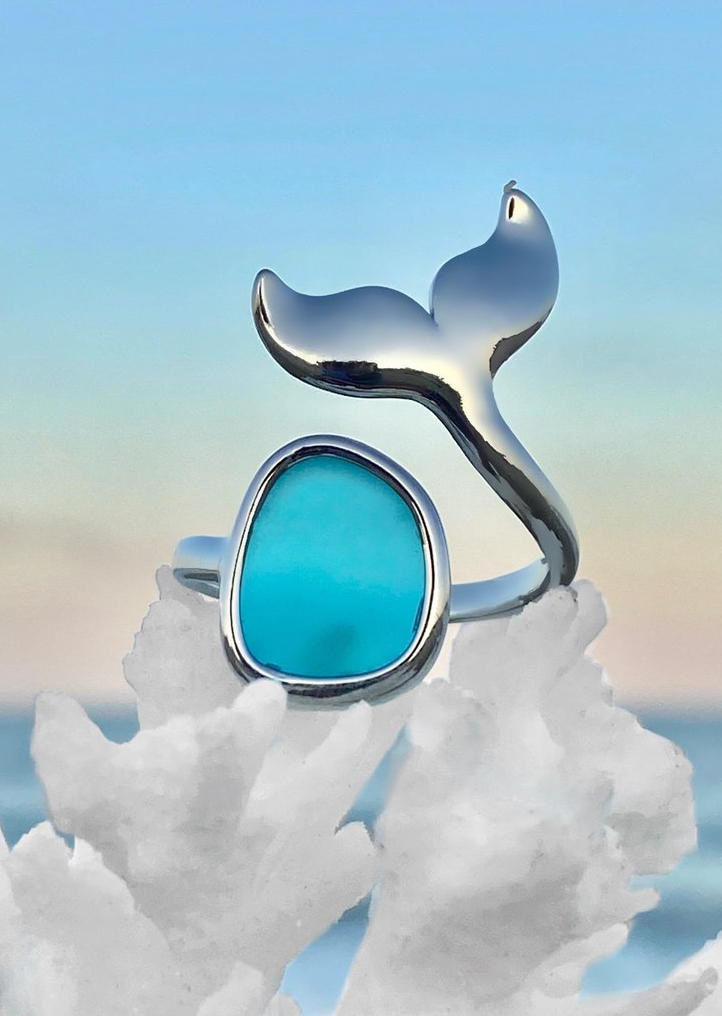 

Fishtail Open Adjustable Alloy Ring, Silver, SCM002434