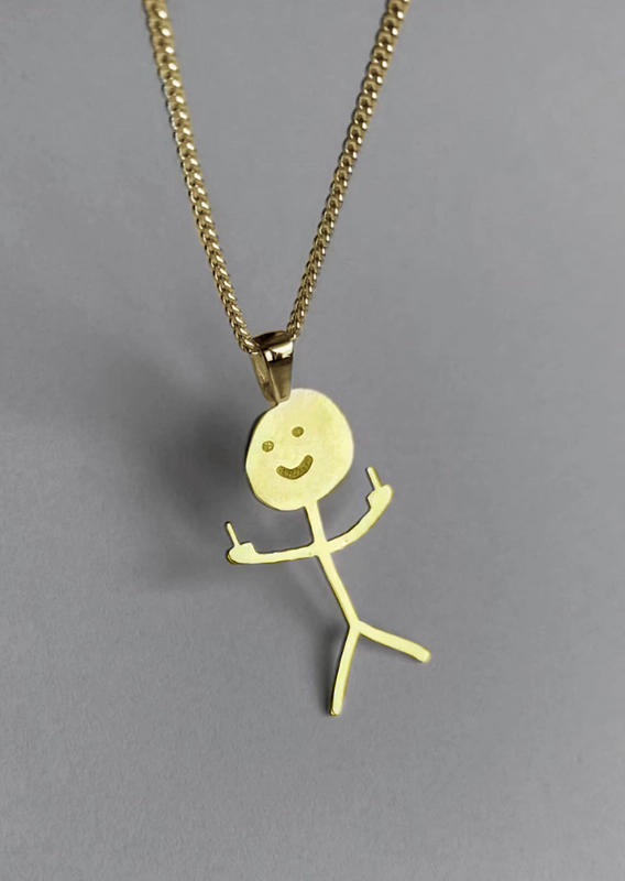 People Hollow Out Alloy Necklace