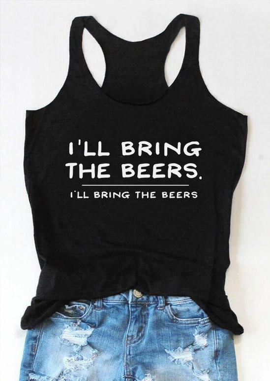

I' ll Bring The Beers O-Neck Racerback Tank - Black, 537342