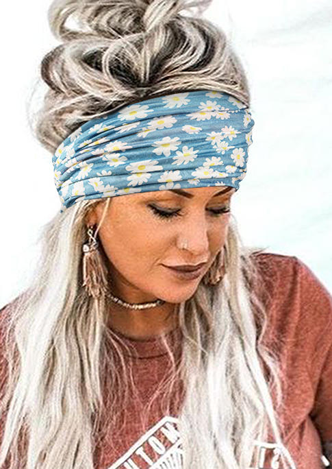 

Daisy Elastic Sports Wide Headband, Multicolor, SCM003236