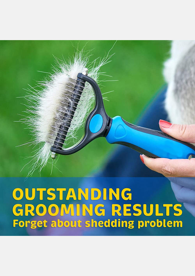 

Multi-Purpose Grooming Pets Remove Undercoat Tool, Blue, SCM003654
