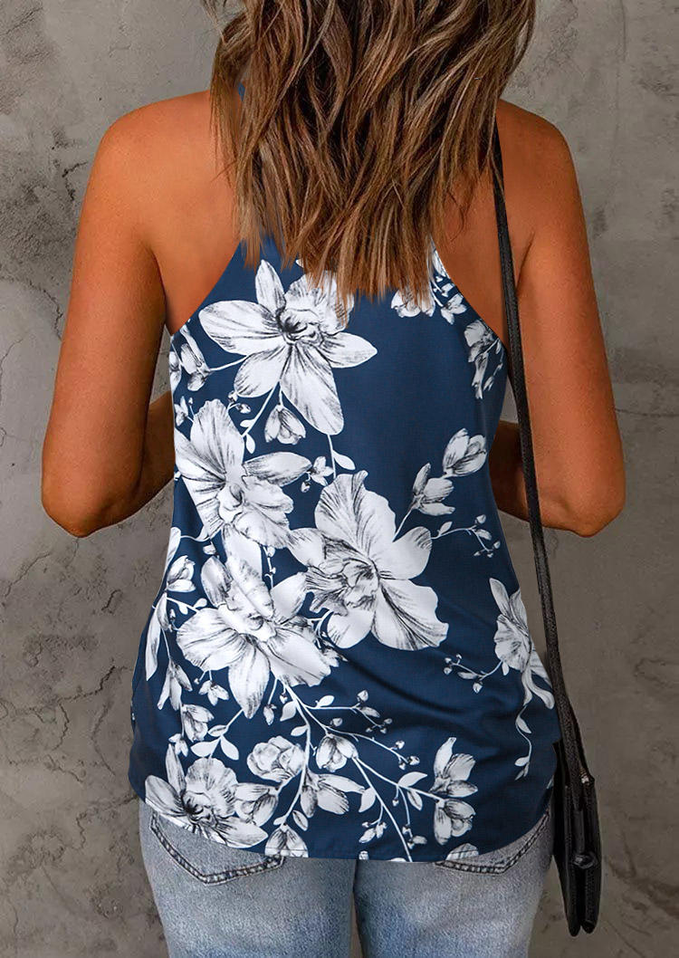 Floral V-Neck Casual Camisole