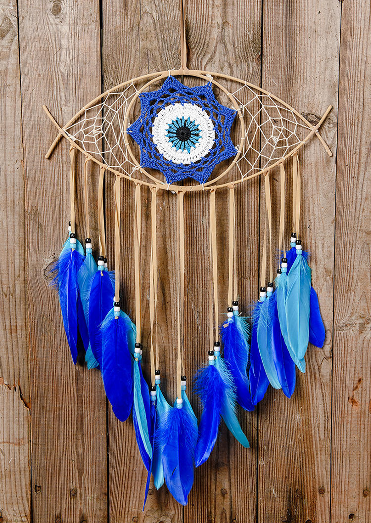 

Dreamcatcher Feather Hanging Ornament, Blue, SCM004028