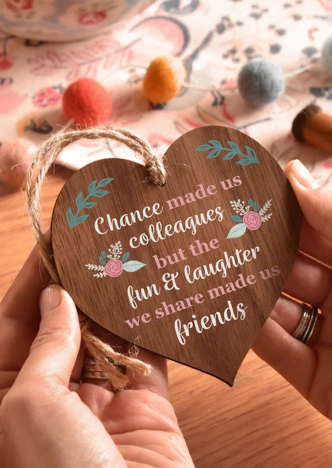 

Chance Made Us Colleagues But The Fun & Laughter We Share Made Us Friends Ornament, Multicolor, SCM004403