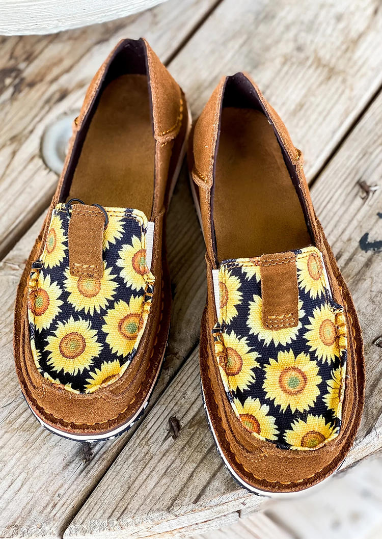 

Sunflower Slip On Flat Cruiser Sneakers - Brown, SCM004613