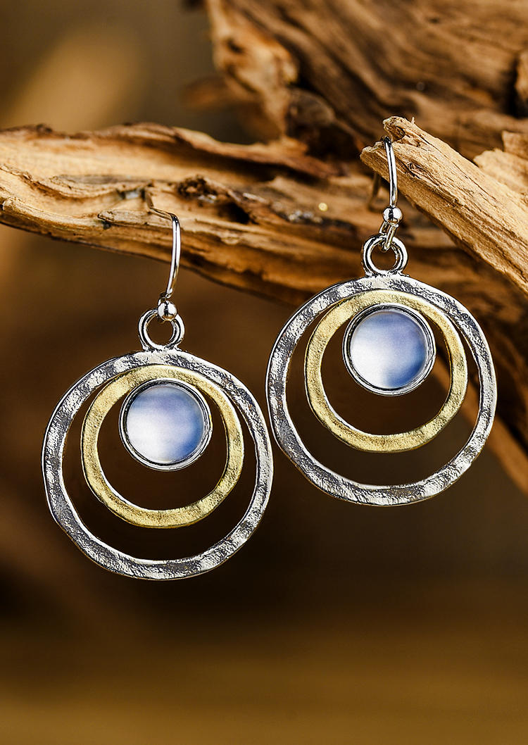 

Hollow Out Alloy Hook Earrings, Multicolor, SCM004720