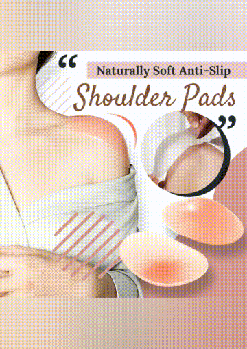 

Naturally Soft Anti-Slip Shoulder Pads, Multicolor, SCM004702