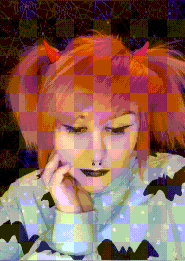 

Halloween Gothic Devil Horns Hairpin, Red, SCM004837