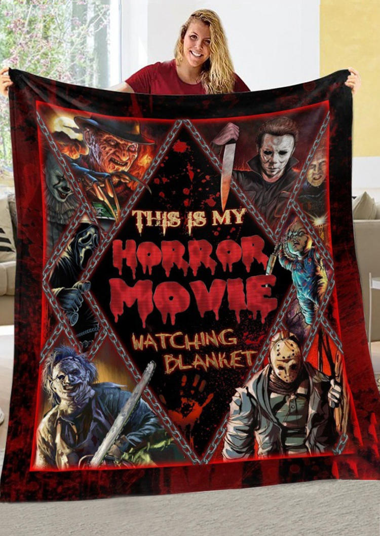 

Halloween This Is My Horror Movie Watching Blanket, Multicolor, SCM005452