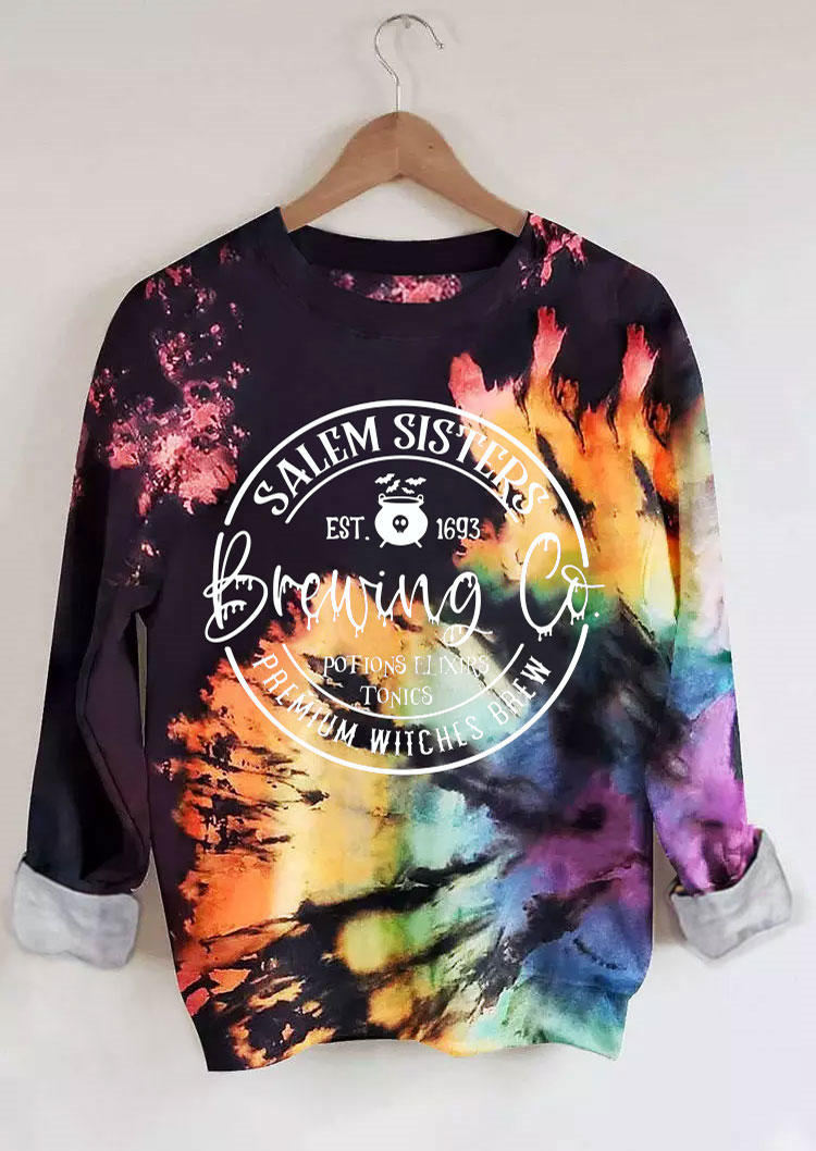 

Premium Witches Brew Reverse Tie Dye Sweatshirt, Multicolor, SCM005770