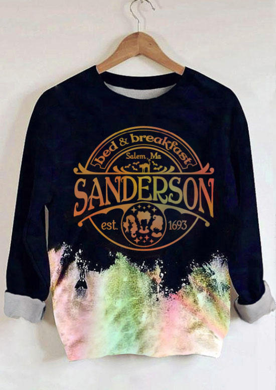 

Bed And Breakfast Witch Tie Dye Sweatshirt, Multicolor, SCM005637