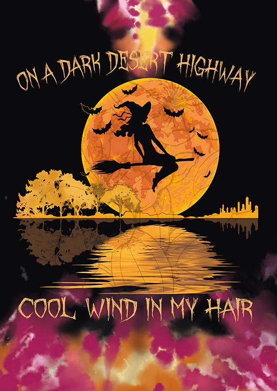On A Dark Desert Highway Cool Wind In My Hair Sweatshirt