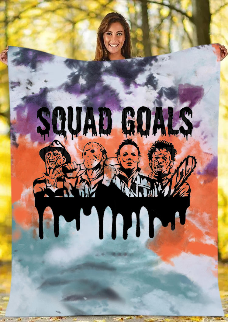 

Halloween Squad Goals Tie Dye Blanket, Multicolor, SCM006464