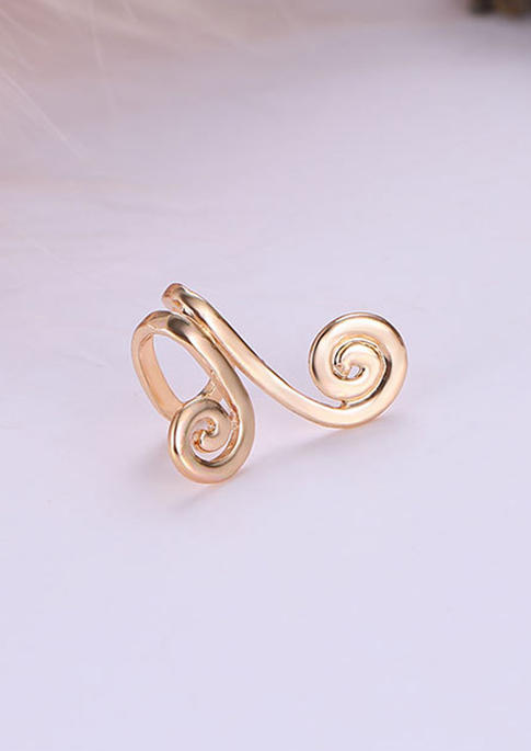 1Pc Spiral Alloy Ear Clip Earring