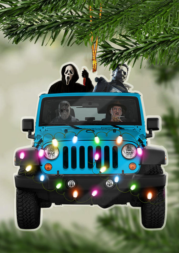 

Halloween Horror Movie Truck Ornament, Multicolor, SCM007102