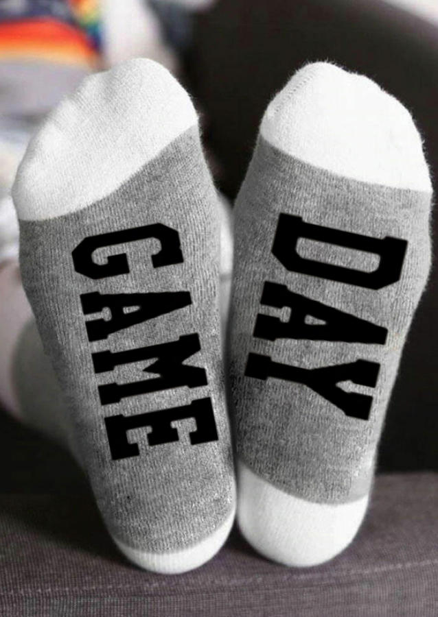 

Game Day Casual Crew Socks, Gray, SCM007008