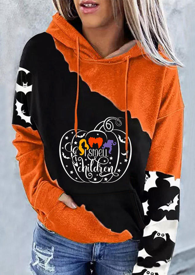 

Halloween I Smell Children Pumpkin Hoodie - Orange, SCM007003