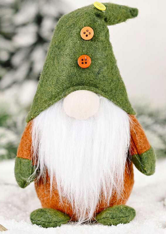 

Christmas Standing Swedish Gnome Doll Ornament, Green, 487006