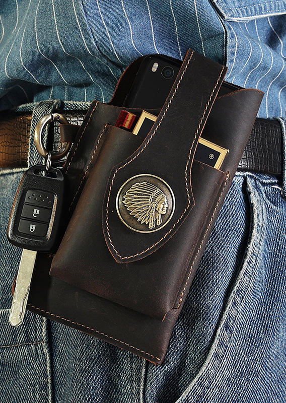 

Multifunctional PU Leather Belt Waist Bag, Multicolor, SCM006960