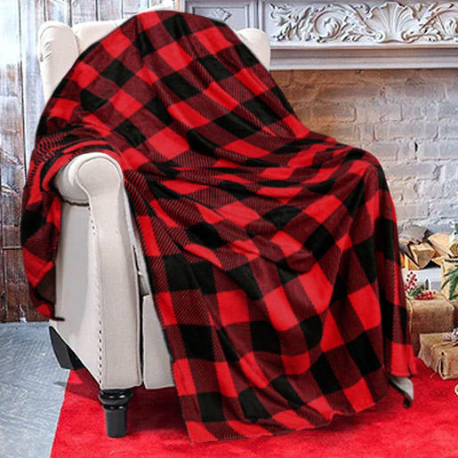 Buffalo Plaid Flannel Blanket