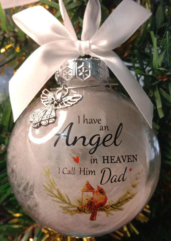 

I Have An Angel In Heaven I Call Her Mom Ornament, Multicolor, SCM008163
