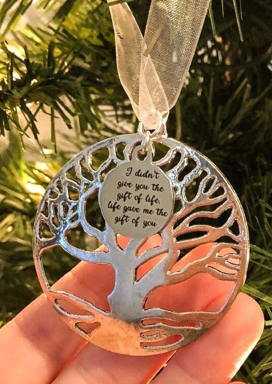 

Christmas I Didn't Give You The Gift Of Life Pendant Ornament, Silver, SCM008230