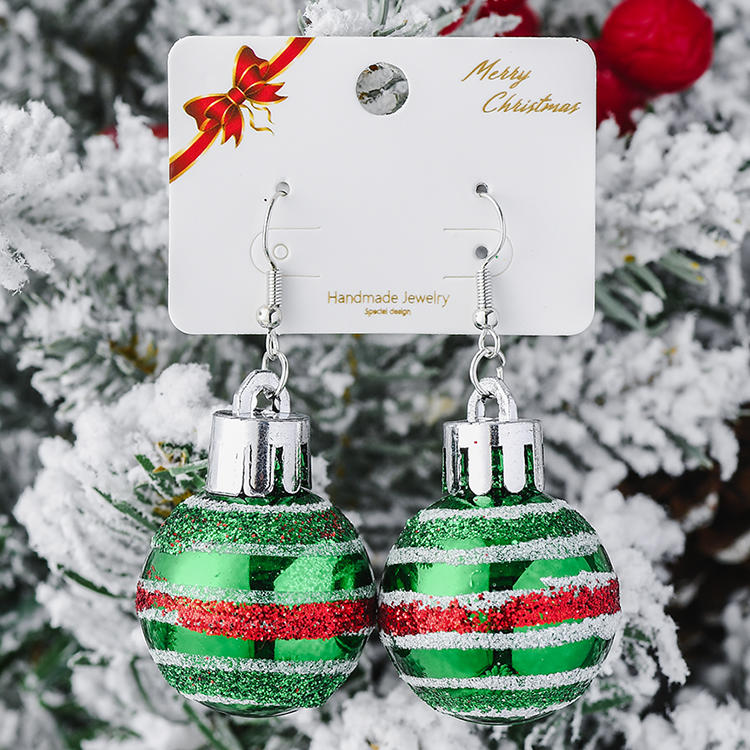 Christmas Ball Hook Earrings