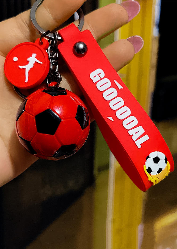 

Goooooal World Cup Soccer Keychain, Red, SCM008629