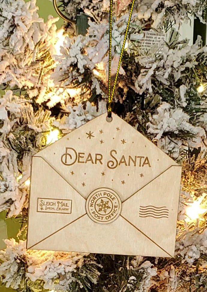 

Christmas Dear Santa Hanging Ornament, Multicolor, SCM008356