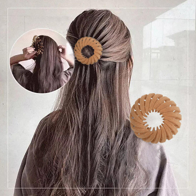 Simple Lazy Hollow Out Plate Hairpin