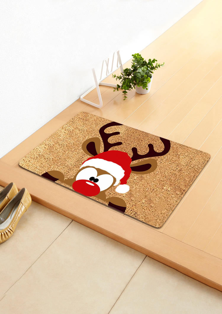 Christmas Reindeer Non-Slip Carpet