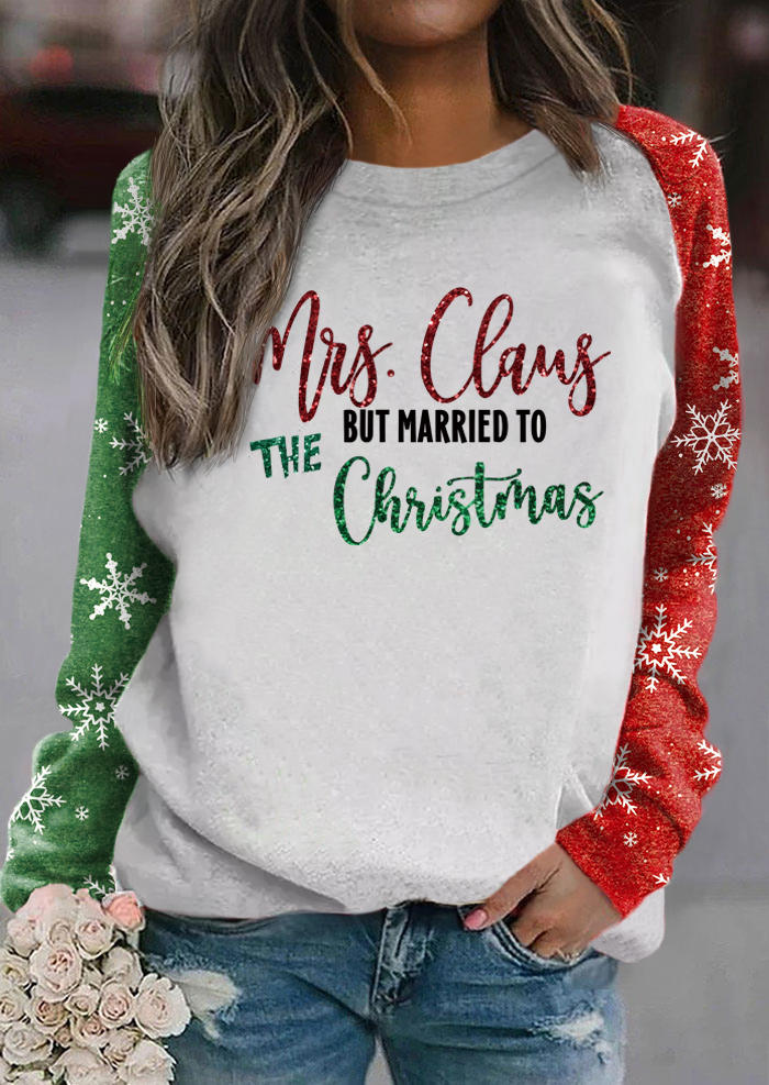 

Mrs. Claus But Married To The Christmas Sweatshirt - Green, SCM009651