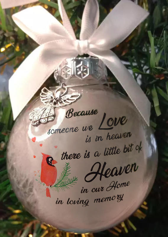 

Christmas Because Someone We Love Is In Heaven Ornament, Multicolor, SCM010219
