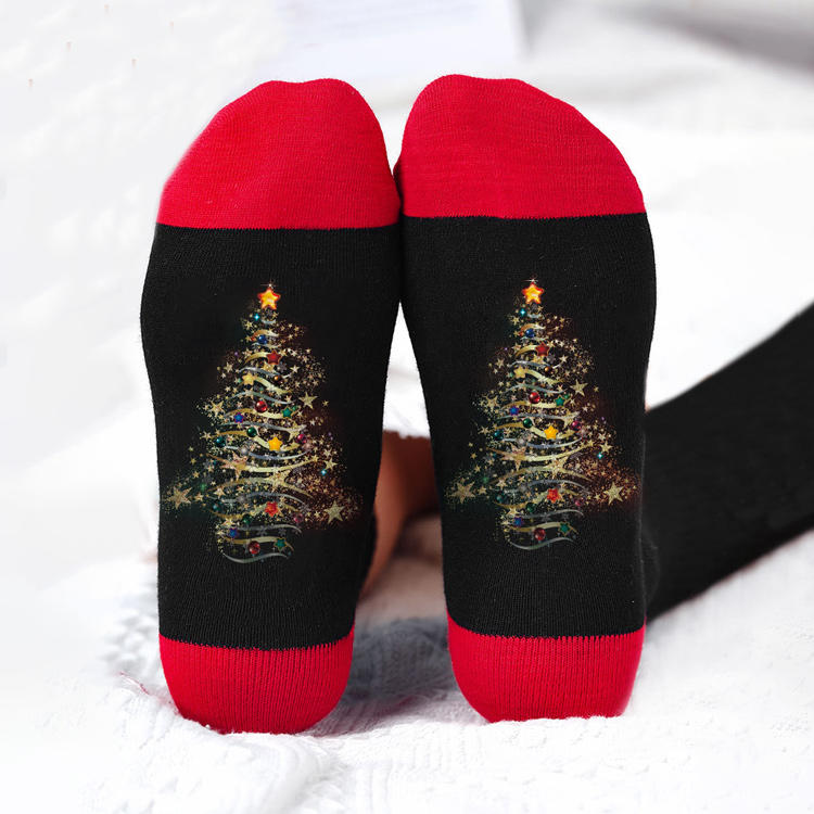 Christmas Tree Casual Crew Socks