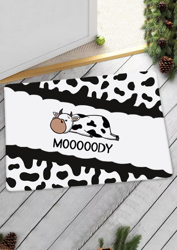 Mooooody Cow Non-Slip Carpet