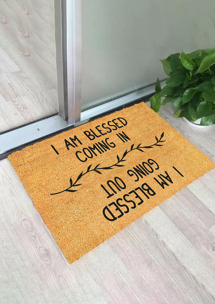 I Am Blessed Come In Non-Slip Carpet