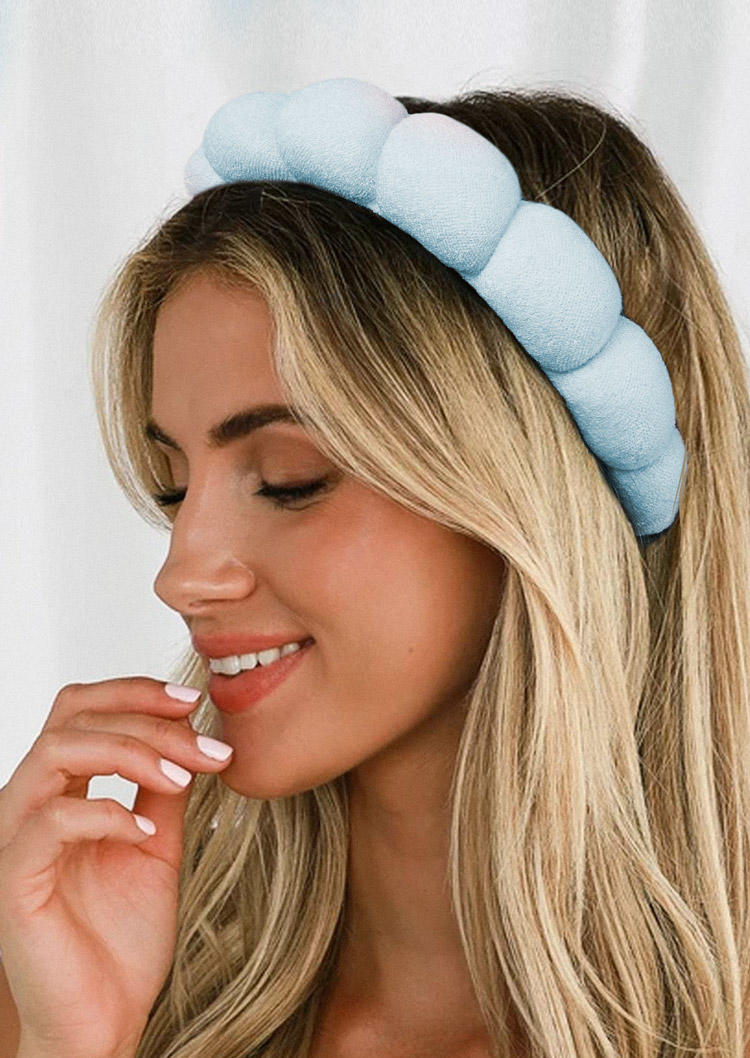 

Soft Twist Casual Headband, Blue, SCM011638