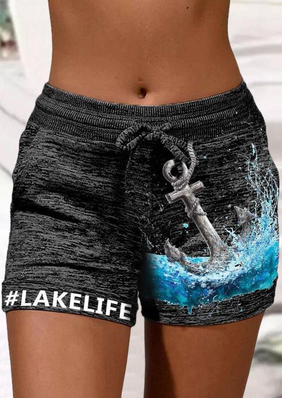 

Lake Life Anchor Pocket Shorts - Black, SCM012587