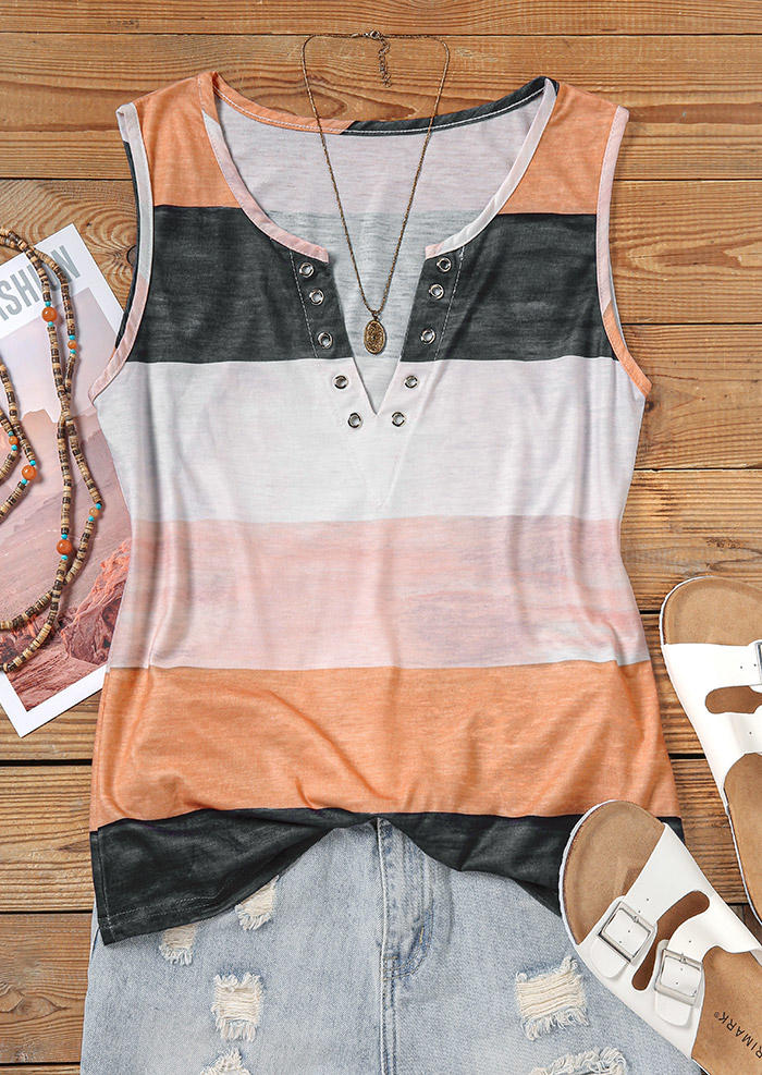 Color Block Tank without Camisole