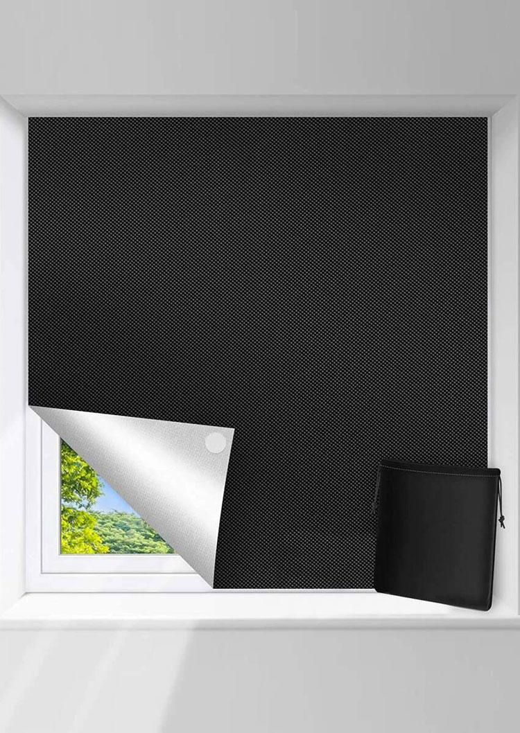 

Opaque Window Blackout Curtain, Black, SCM013394